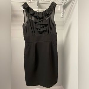 Black sleeveless dress